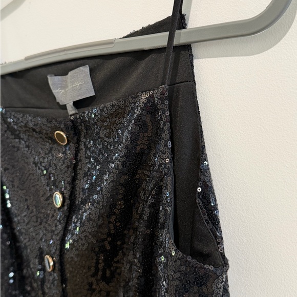 NWT Anthropologie New in Brooklyn Square Neck Sequin Top - Picture 6 of 7